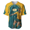 Personalized Wallabies Rugby Baseball Jersey Australian Wallaby Kangaroo Team Graphic