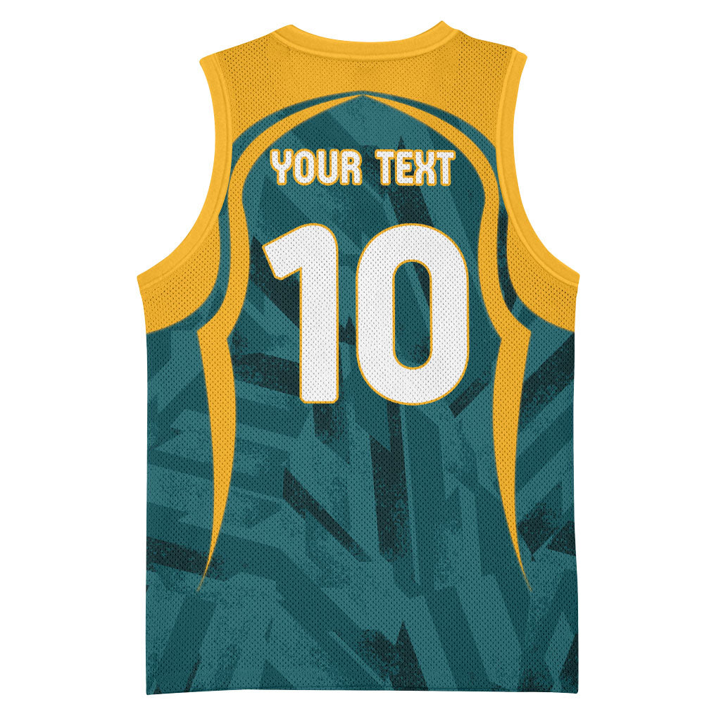 Personalized Wallabies Rugby Basketball Jersey Australian Wallaby Kangaroo Team Graphic