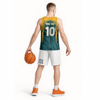 Personalized Wallabies Rugby Basketball Jersey Australian Wallaby Kangaroo Team Graphic