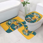 Personalized Wallabies Rugby Bathroom Set Australian Wallaby Kangaroo Team Graphic