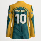 Personalized Wallabies Rugby Blazer Australian Wallaby Kangaroo Team Graphic