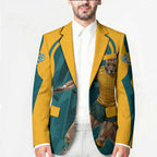 Personalized Wallabies Rugby Blazer Australian Wallaby Kangaroo Team Graphic