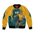Personalized Wallabies Rugby Bomber Jacket Australian Wallaby Kangaroo Team Graphic