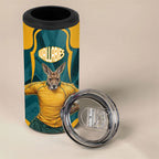 Personalized Wallabies Rugby 4 in 1 Can Cooler Tumbler Australian Wallaby Kangaroo Team Graphic