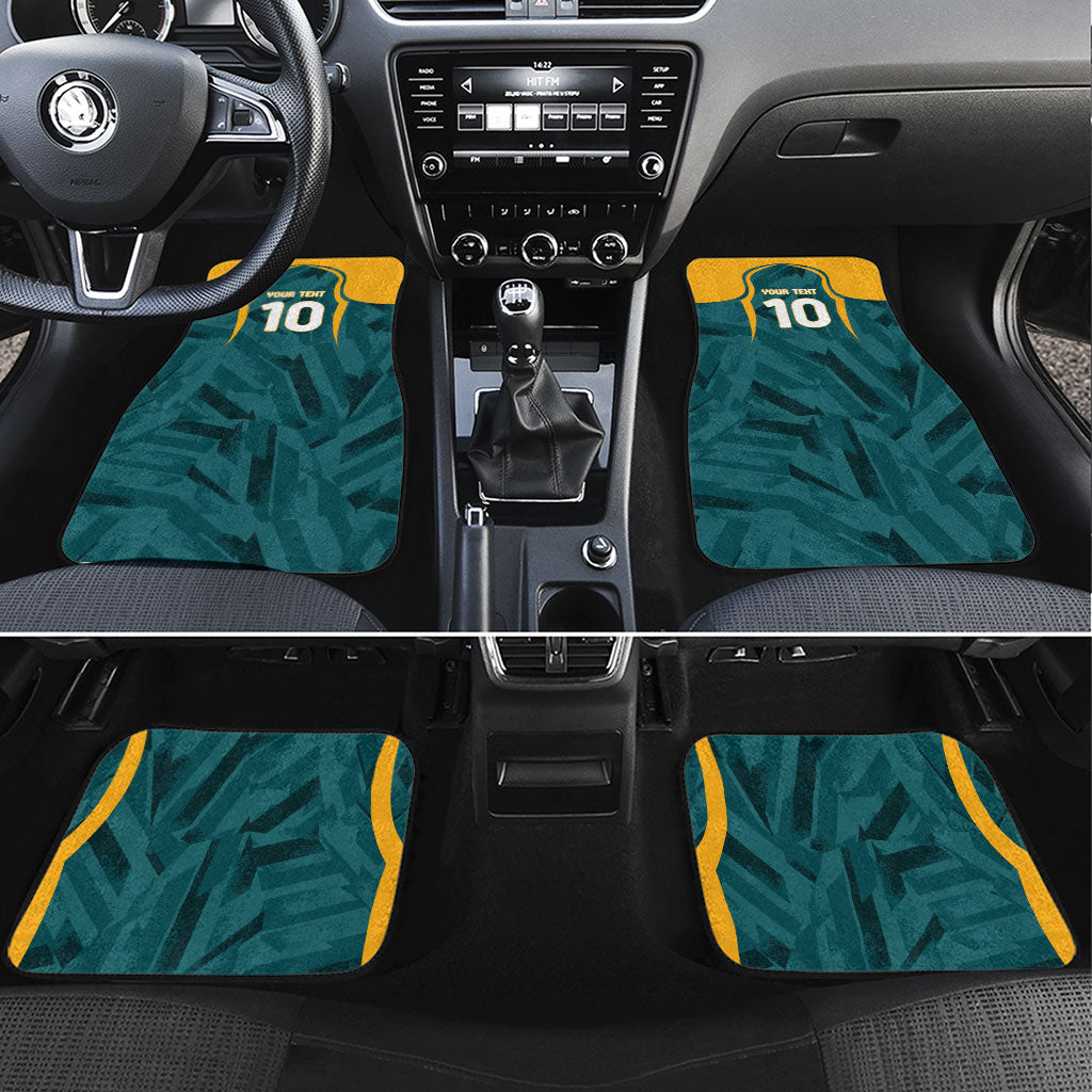 Personalized Wallabies Rugby Car Mats Australian Wallaby Kangaroo Team Graphic