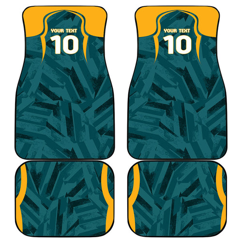 Personalized Wallabies Rugby Car Mats Australian Wallaby Kangaroo Team Graphic