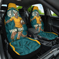 Personalized Wallabies Rugby Car Seat Cover Australian Wallaby Kangaroo Team Graphic