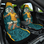 Personalized Wallabies Rugby Car Seat Cover Australian Wallaby Kangaroo Team Graphic
