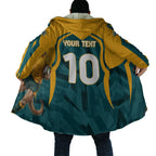 Personalized Wallabies Rugby Cloak Australian Wallaby Kangaroo Team Graphic