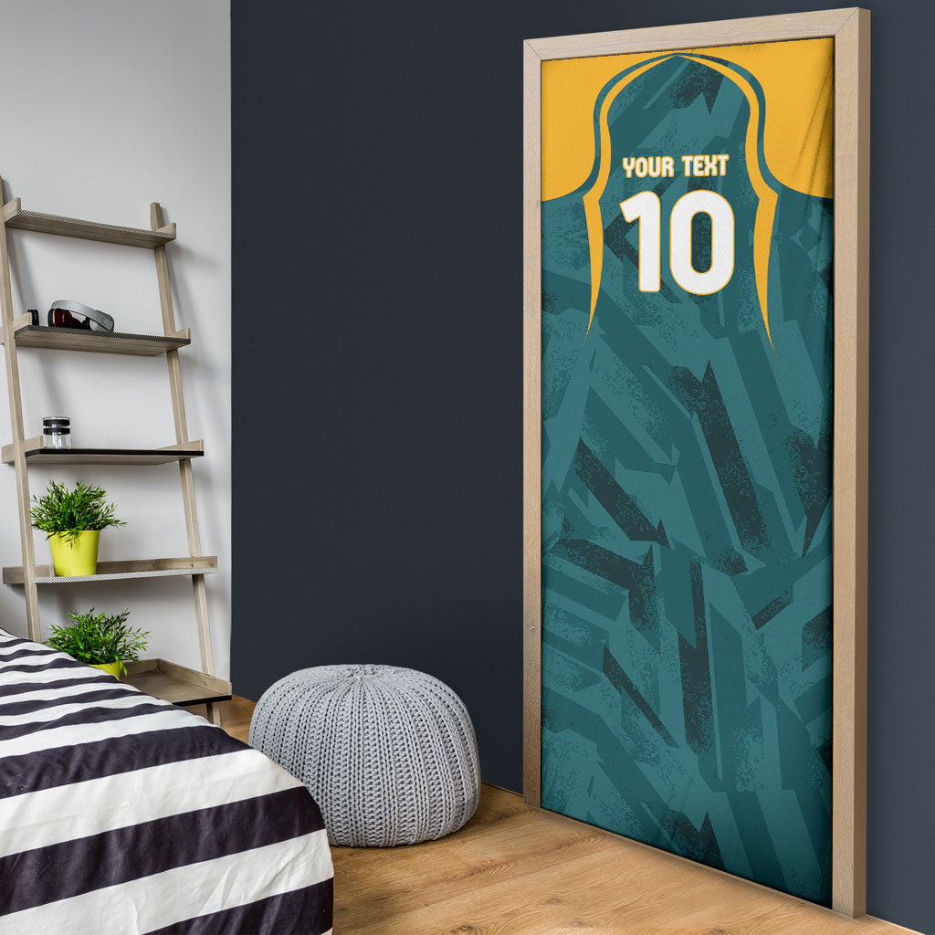 Personalized Wallabies Rugby Door Cover Australian Wallaby Kangaroo Team Graphic