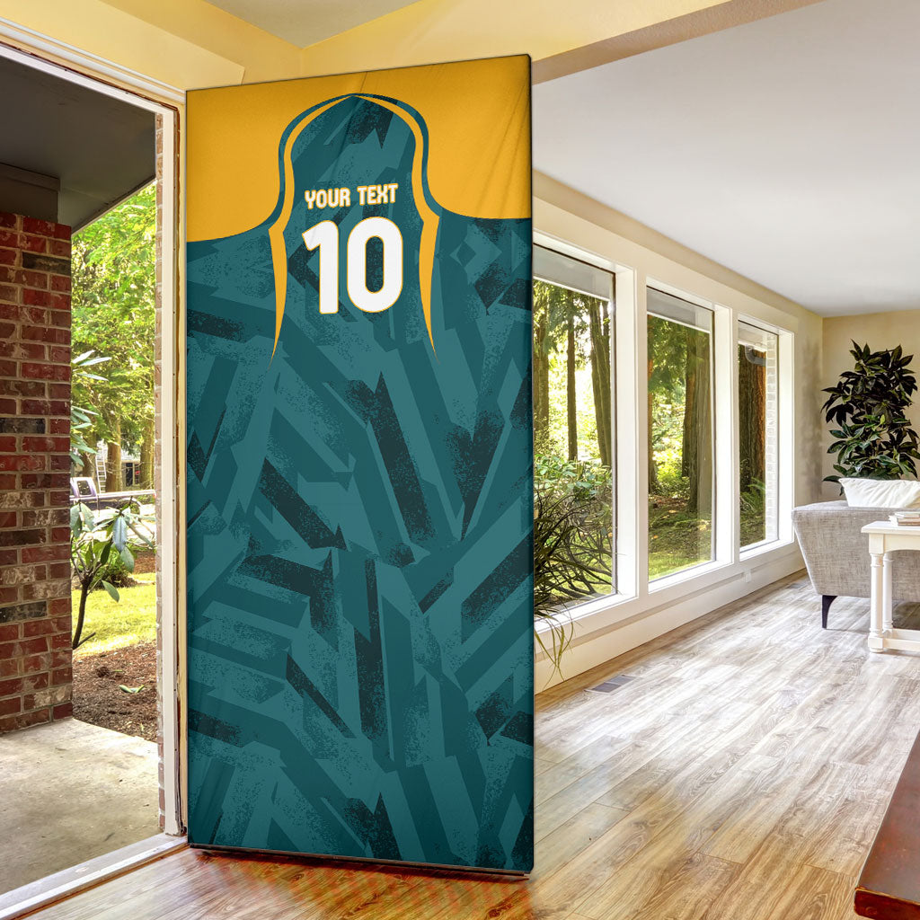 Personalized Wallabies Rugby Door Cover Australian Wallaby Kangaroo Team Graphic