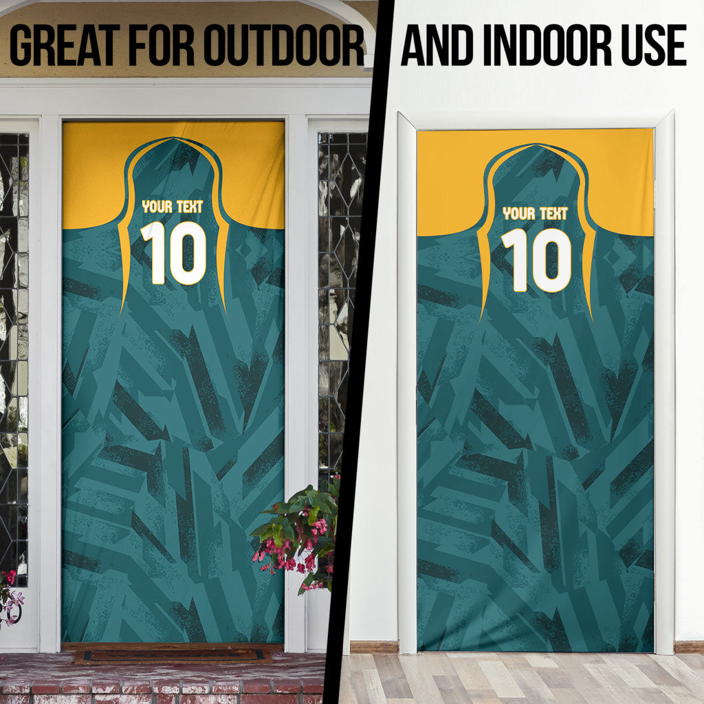Personalized Wallabies Rugby Door Cover Australian Wallaby Kangaroo Team Graphic