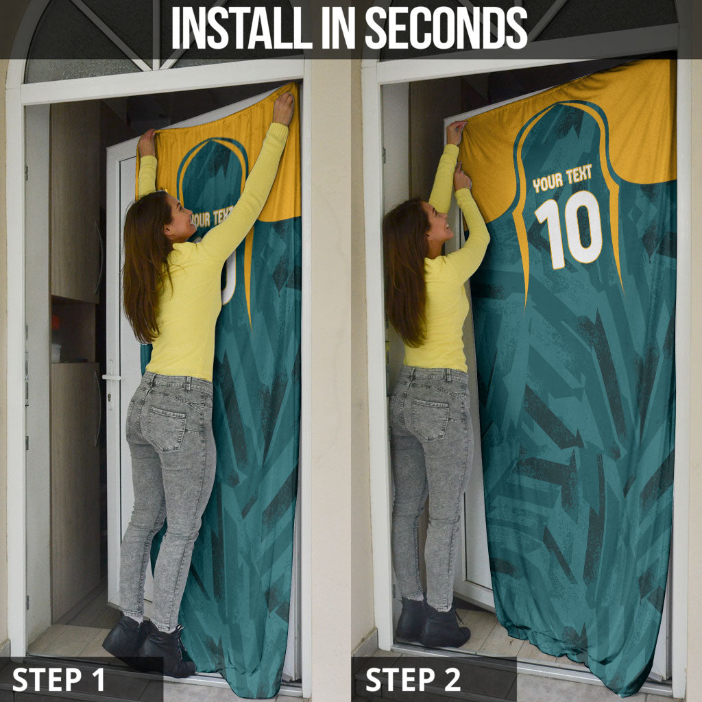 Personalized Wallabies Rugby Door Cover Australian Wallaby Kangaroo Team Graphic