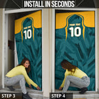 Personalized Wallabies Rugby Door Cover Australian Wallaby Kangaroo Team Graphic
