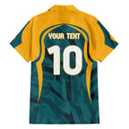Personalized Wallabies Rugby Family Matching Mermaid Dress and Hawaiian Shirt Australian Wallaby Kangaroo Team Graphic