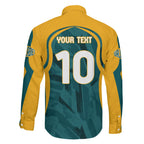 Personalized Wallabies Rugby Family Matching Tank Maxi Dress and Hawaiian Shirt Australian Wallaby Kangaroo Team Graphic
