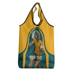 Personalized Wallabies Rugby Grocery Bag Australian Wallaby Kangaroo Team Graphic