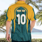 Personalized Wallabies Rugby Hawaiian Shirt Australian Wallaby Kangaroo Team Graphic