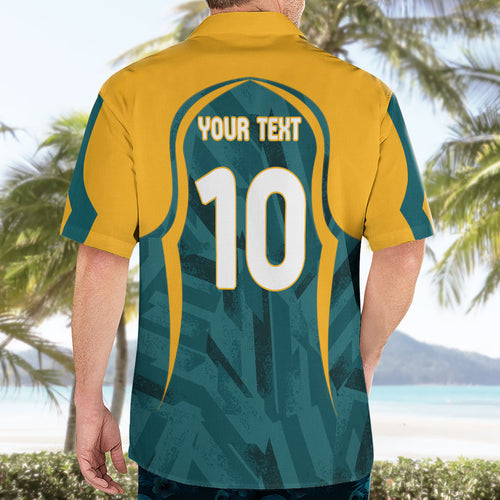 Personalized Wallabies Rugby Hawaiian Shirt Australian Wallaby Kangaroo Team Graphic