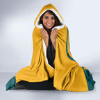 Personalized Wallabies Rugby Hooded Blanket Australian Wallaby Kangaroo Team Graphic