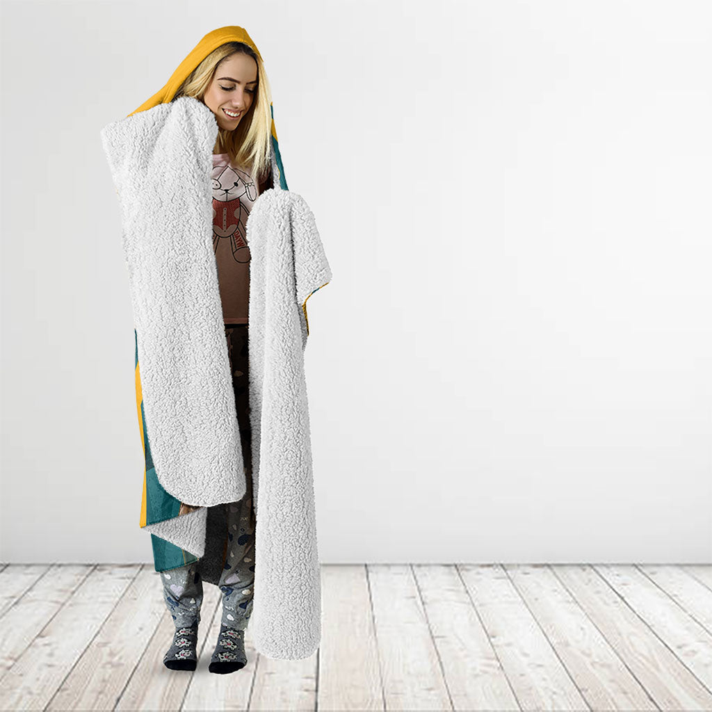 Personalized Wallabies Rugby Hooded Blanket Australian Wallaby Kangaroo Team Graphic