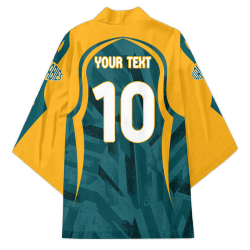 Personalized Wallabies Rugby Kimono Australian Wallaby Kangaroo Team Graphic