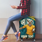 Personalized Wallabies Rugby Luggage Cover Australian Wallaby Kangaroo Team Graphic