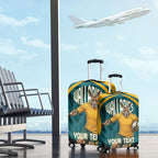 Personalized Wallabies Rugby Luggage Cover Australian Wallaby Kangaroo Team Graphic