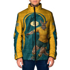 Personalized Wallabies Rugby Padded Jacket Australian Wallaby Kangaroo Team Graphic