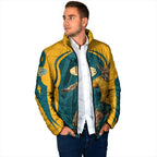 Personalized Wallabies Rugby Padded Jacket Australian Wallaby Kangaroo Team Graphic