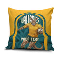 Personalized Wallabies Rugby Pillow Cover Australian Wallaby Kangaroo Team Graphic