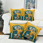 Personalized Wallabies Rugby Pillow Cover Australian Wallaby Kangaroo Team Graphic
