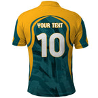 Personalized Wallabies Rugby Polo Shirt Australian Wallaby Kangaroo Team Graphic
