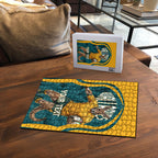 Personalized Wallabies Rugby Puzzle Australian Wallaby Kangaroo Team Graphic