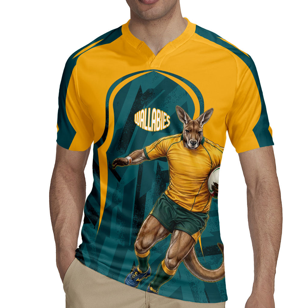 Personalized Wallabies Rugby Rugby Jersey Australian Wallaby Kangaroo Team Graphic