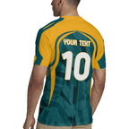 Personalized Wallabies Rugby Rugby Jersey Australian Wallaby Kangaroo Team Graphic