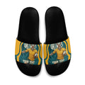 Personalized Wallabies Rugby Slide Sandals Australian Wallaby Kangaroo Team Graphic