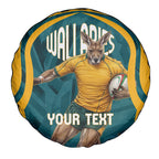 Personalized Wallabies Rugby Spare Tire Cover Australian Wallaby Kangaroo Team Graphic