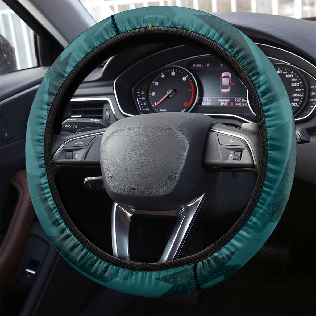 Wallabies Rugby Steering Wheel Cover Australian Wallaby Kangaroo Team Graphic