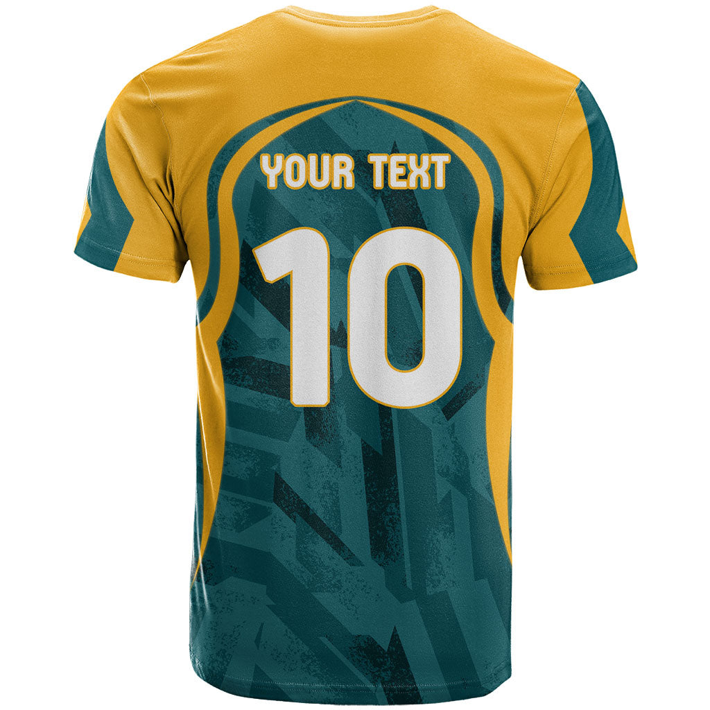 Personalized Wallabies Rugby T Shirt Australian Wallaby Kangaroo Team Graphic
