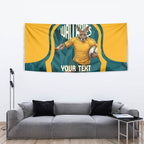 Personalized Wallabies Rugby Tapestry Australian Wallaby Kangaroo Team Graphic