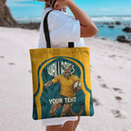Personalized Wallabies Rugby Tote Bag Australian Wallaby Kangaroo Team Graphic