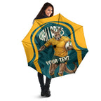 Personalized Wallabies Rugby Umbrella Australian Wallaby Kangaroo Team Graphic