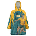Personalized Wallabies Rugby Wearable Blanket Hoodie Australian Wallaby Kangaroo Team Graphic