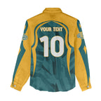 Personalized Wallabies Rugby Women Casual Shirt Australian Wallaby Kangaroo Team Graphic