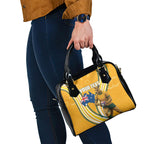 Personalised Australian Rugby Wallabies Shoulder Handbag Aboriginal Art Kangaroo Player Design
