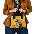 Personalised Australian Rugby Wallabies Shoulder Handbag Aboriginal Art Kangaroo Player Design