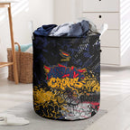 Adelaide Crows Laundry Basket Urban Graffiti Street Art - Bold Abstract Spray Paint