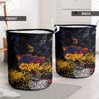 Adelaide Crows Laundry Basket Urban Graffiti Street Art - Bold Abstract Spray Paint