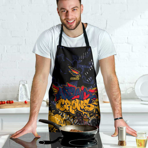 Adelaide Crows Apron Urban Graffiti Street Art - Bold Abstract Spray Paint
